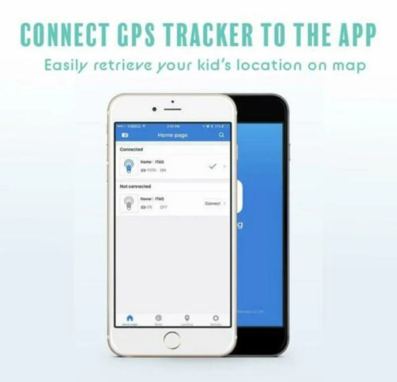 SafeTrack Mini GPS Locator for Kids with SOS Notification