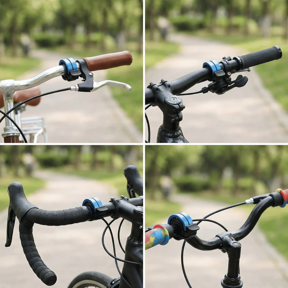 SleekSound Compact Bike Bell - Stylish Safety for Riders