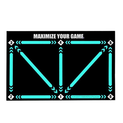 Youth Skill Development Soccer Training Mat with Video Guide