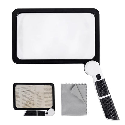 Compact Reading Magnifier with 5x Zoom and 48 LED Lights