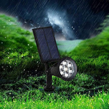 Illuminate Your Outdoor Space with Adjustable Solar Spotlight