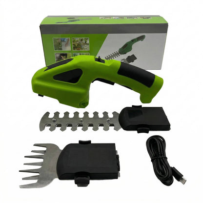 Cordless Rechargeable Garden Trimmer with Versatile Blades