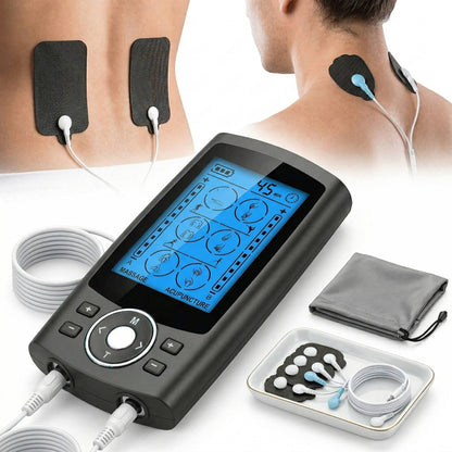 Revitalizing Muscle Relaxer with Dual Channels and 10 Pads