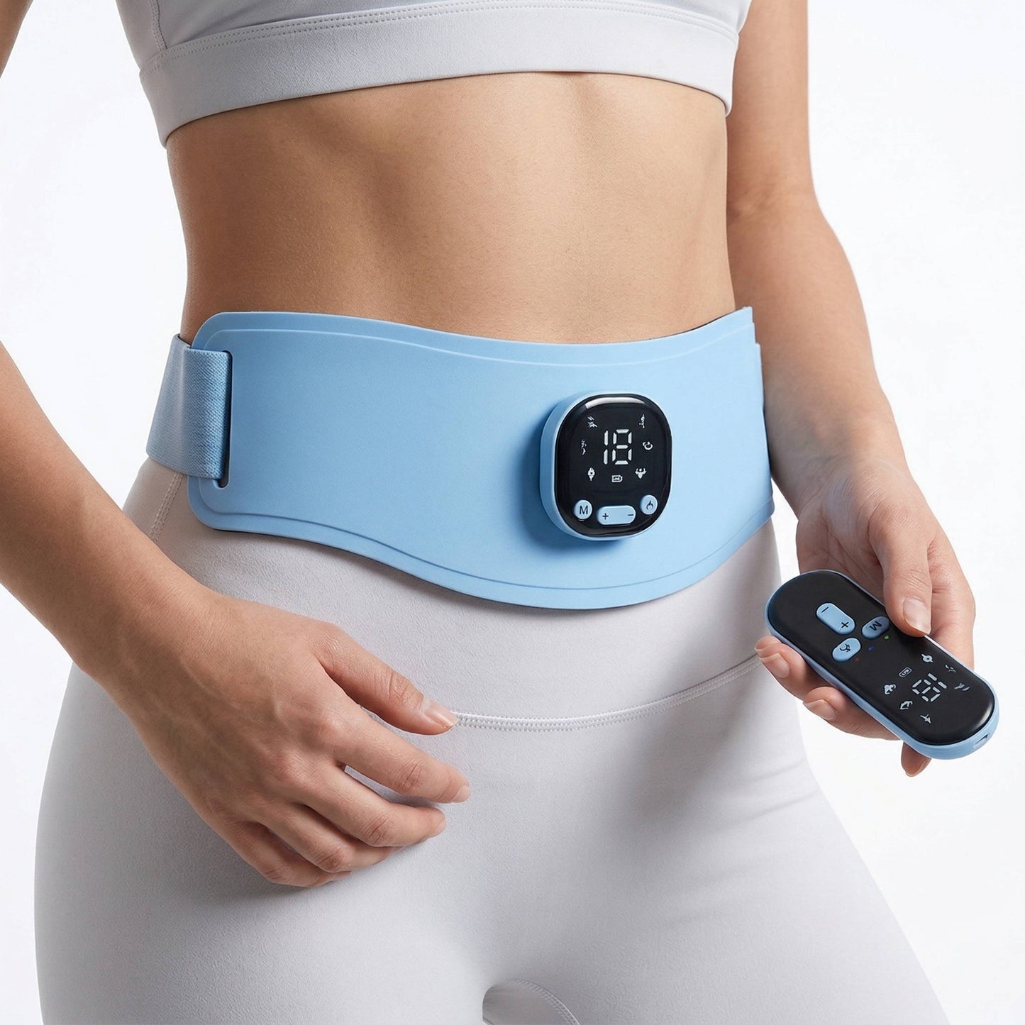 Rechargeable ComfortWave Abdominal Massager with Heat & Vibration
