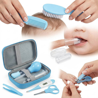 12-Piece Infant Care Set: Clippers, Brush, Comb & More