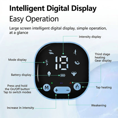 Rechargeable ComfortWave Abdominal Massager with Heat & Vibration