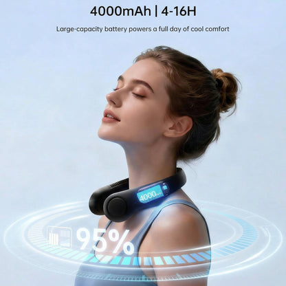 Hands-Free Neck Cooling Fan with Adjustable Speeds