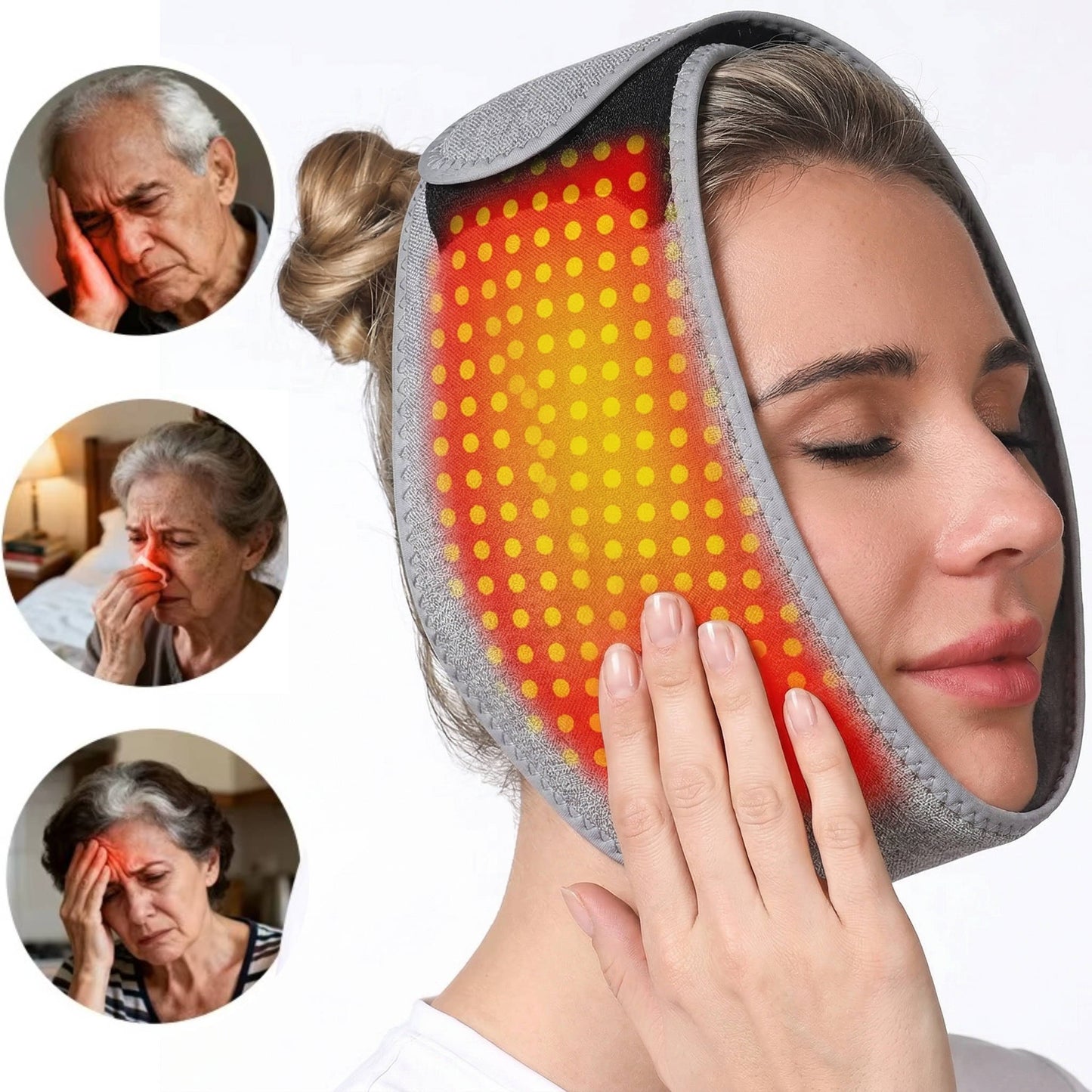 Soothing Facial Heat Wrap with Adjustable Temperature Control