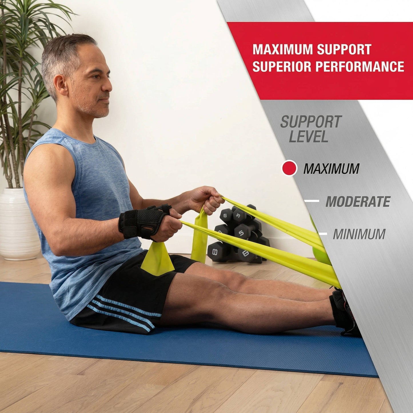 Thumb Support Strap with Adjustable Fit and Dual Reinforcement