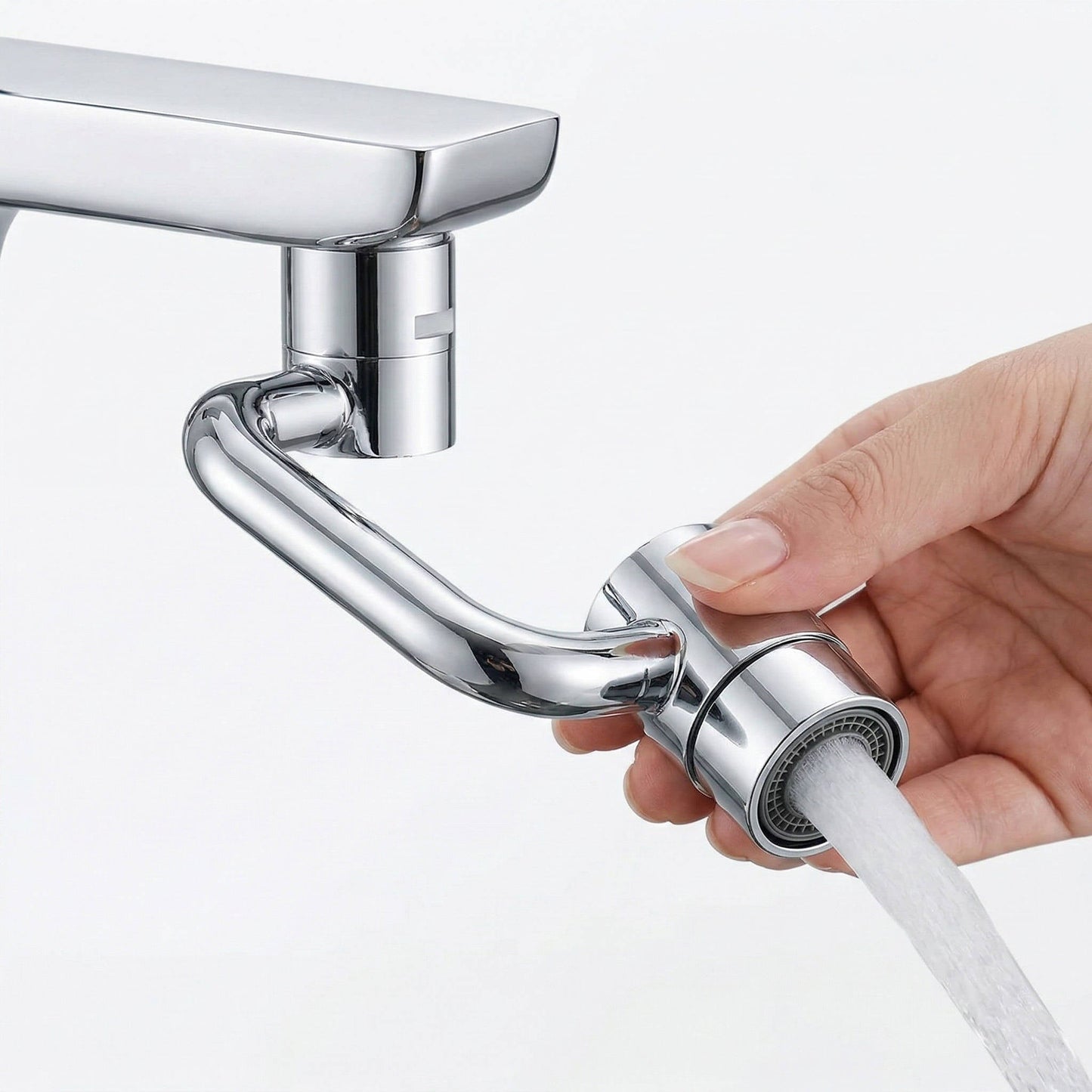 Adjustable Faucet Extender with Dual Spray Options for Easy Use