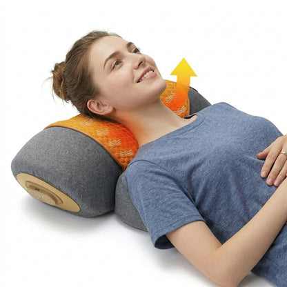 ComfortFlex Heated Neck Therapy Cushion with Vibration Settings