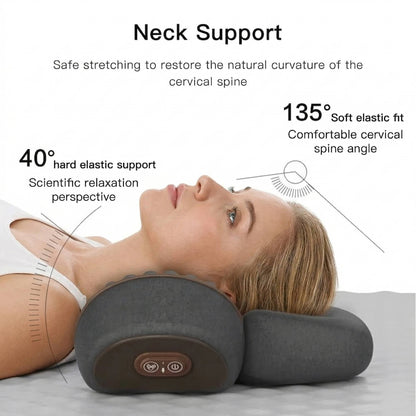 ComfortFlex Heated Neck Therapy Cushion with Vibration Settings