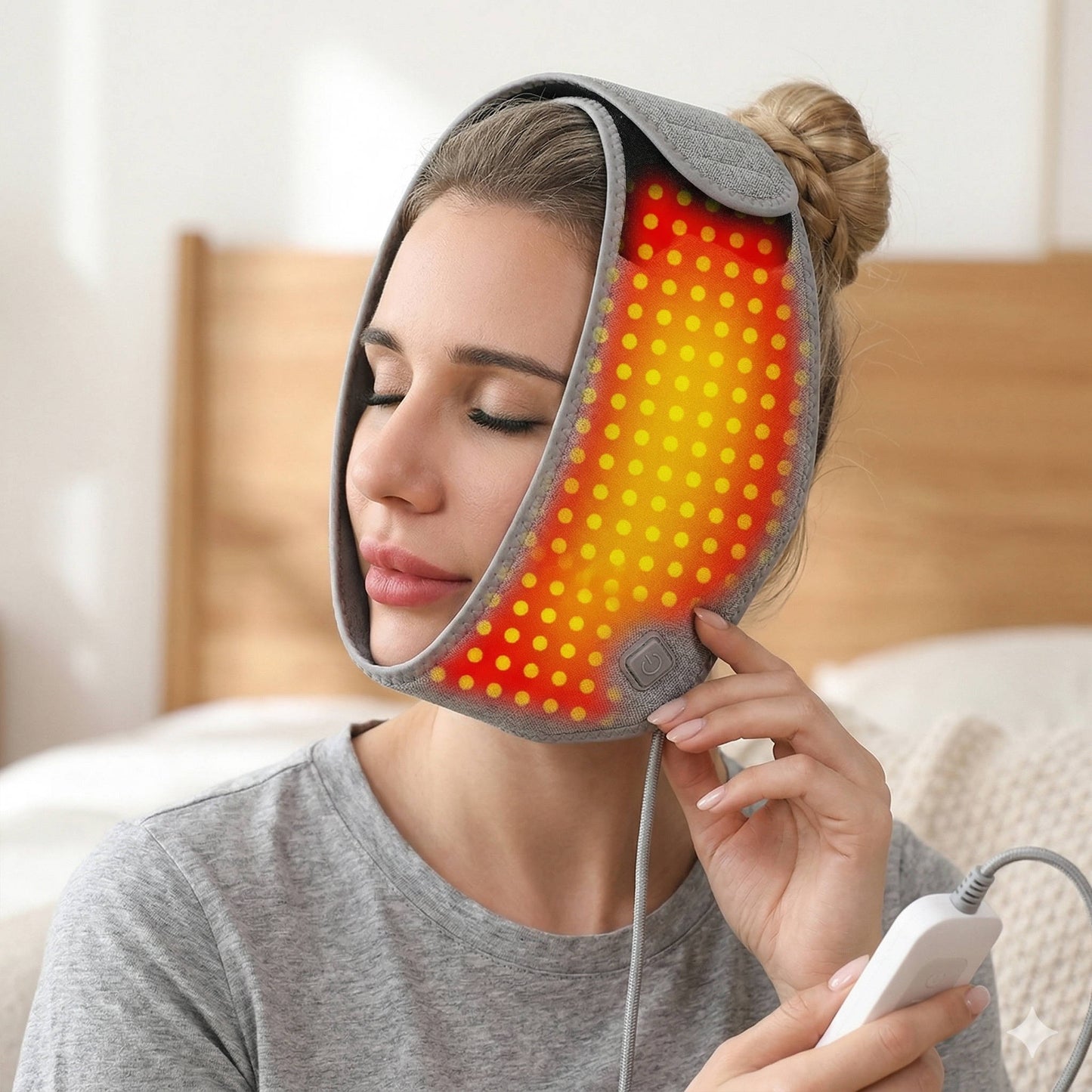Soothing Facial Heat Wrap with Adjustable Temperature Control