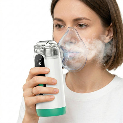 Compact USB Rechargeable Mist Vaporizer with User-Friendly Display