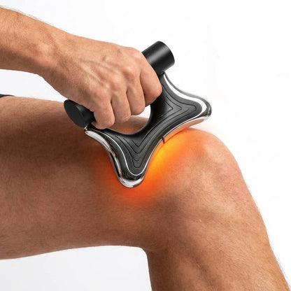 Rechargeable Muscle Relief Tool with Heat and Vibration