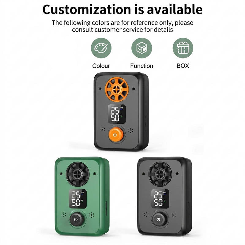 Rechargeable Ultrasonic Bark Management System with LED Display