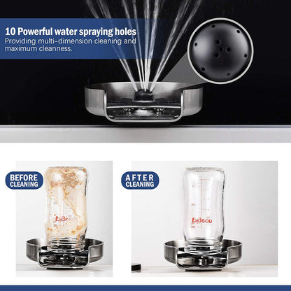 Effortless Cup Rinsing System with Versatile Spray Functionality