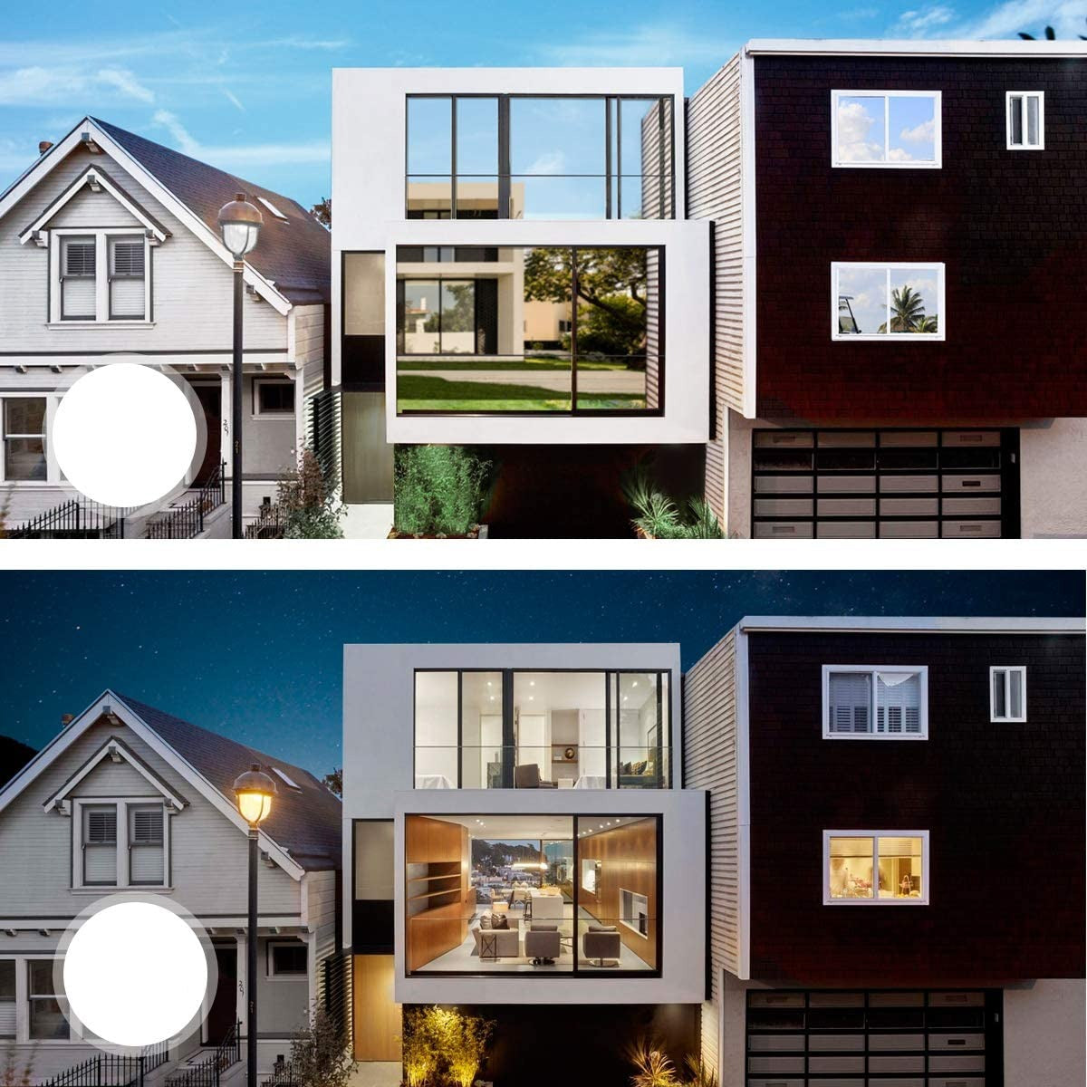 Daytime Privacy Control Window Film with Static Cling Technology