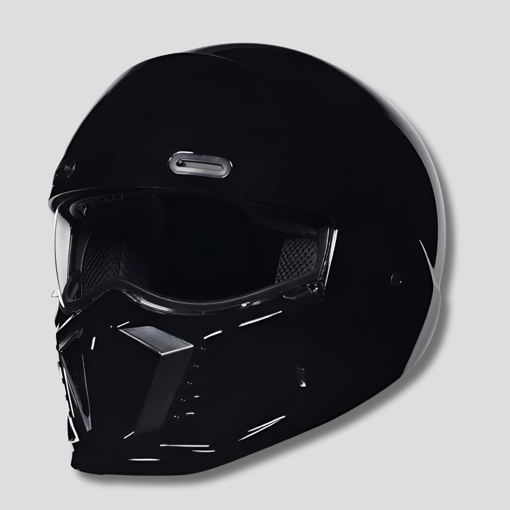 Classic Cruiser Motorcycle Helmet with Fog-Free Visor and Airflow