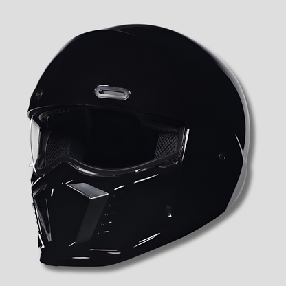 Classic Cruiser Motorcycle Helmet with Fog-Free Visor and Airflow