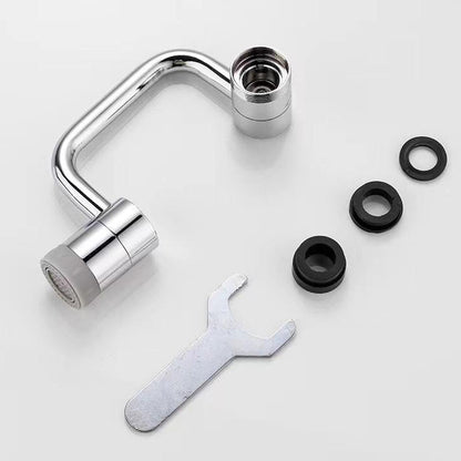 Flexible Faucet Extension with Dual Spray Options and 360° Rotation