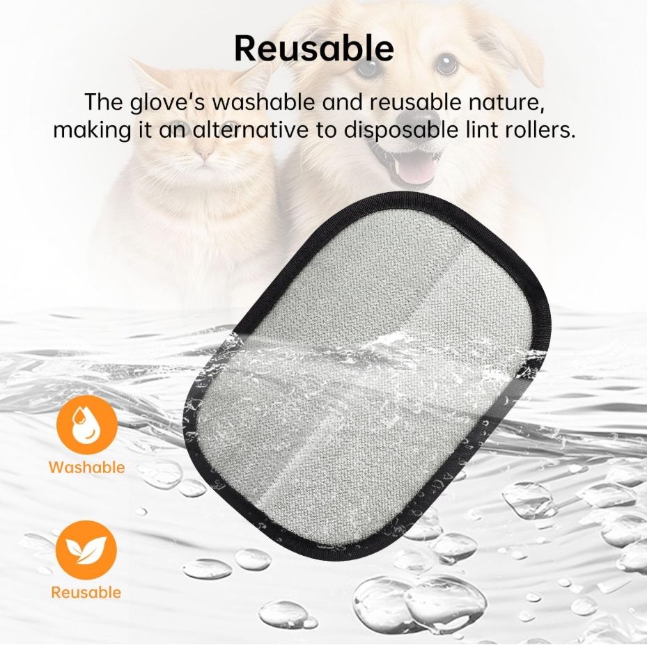 Versatile Pet Grooming Gloves for Effortless Fur Removal