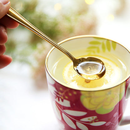 Elegant Floral Teaspoon Set – 8 Unique Pieces for Every Occasion