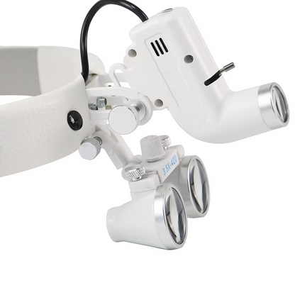 Precision LED Headlight with 3.5X Magnification & Adjustable Brightness