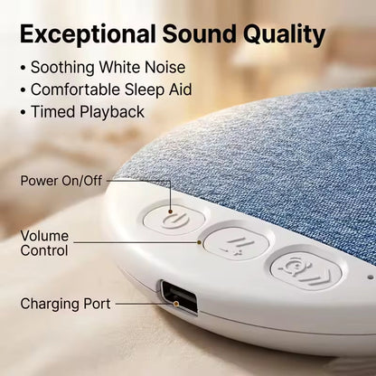 SleepSound Wireless Pillow Speaker with White Noise Feature