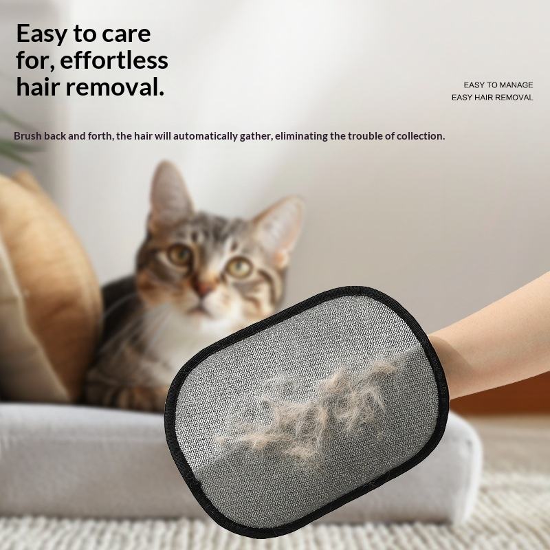 Versatile Pet Grooming Gloves for Effortless Fur Removal