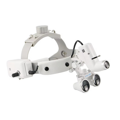 Precision LED Headlight with 3.5X Magnification & Adjustable Brightness