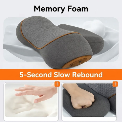 Therapeutic Neck Relief Pillow with Heat and Vibration