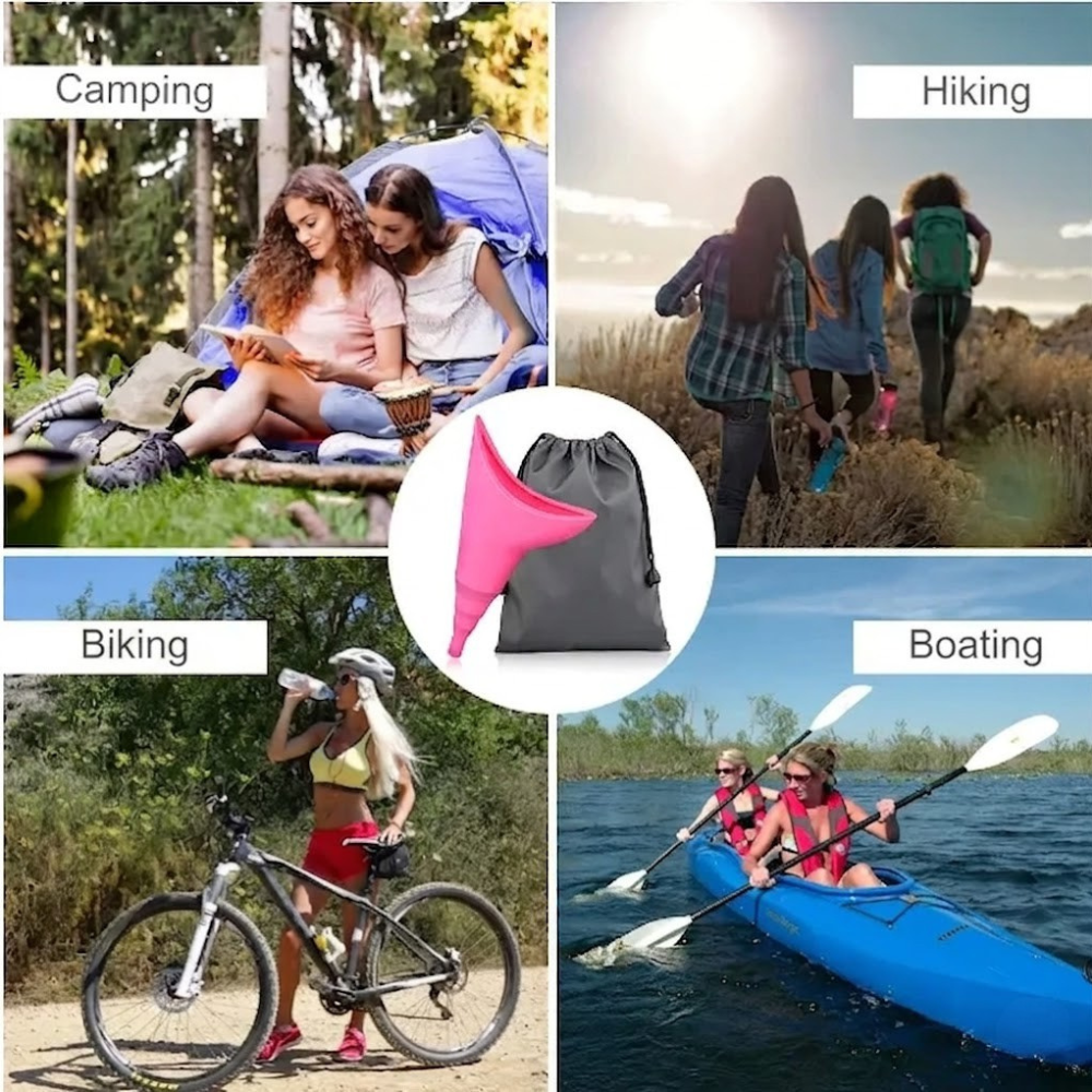 Portable Silicone Urinary Funnel for Women