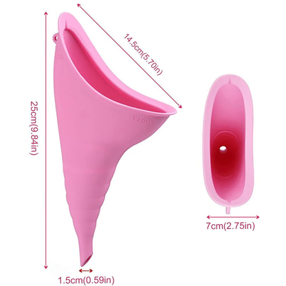 Portable Silicone Urinary Funnel for Women