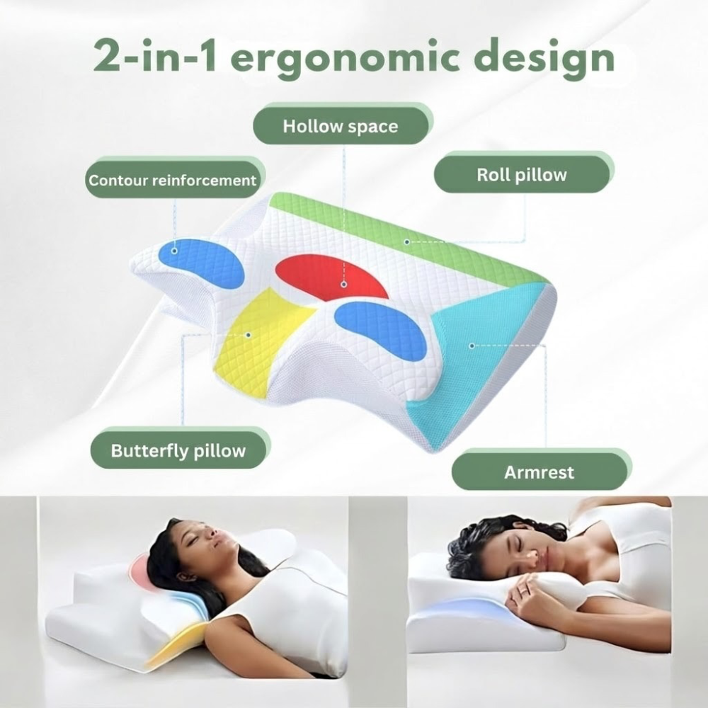 Custom-Fit Support Pillow for All Sleep Styles