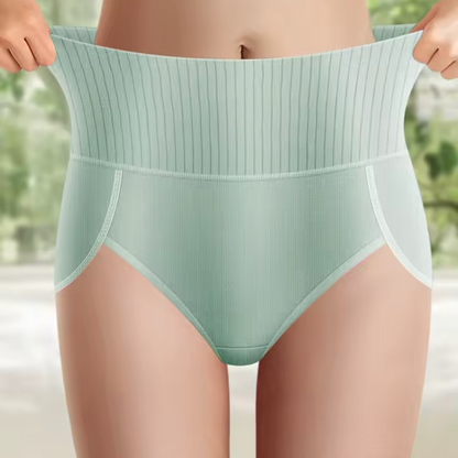 High-Waisted Comfort Shaping Panties – Set of 6 for Women