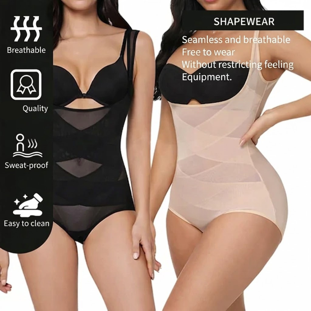 Invisible Comfort Shapewear Bodysuit with Waist and Tummy Control
