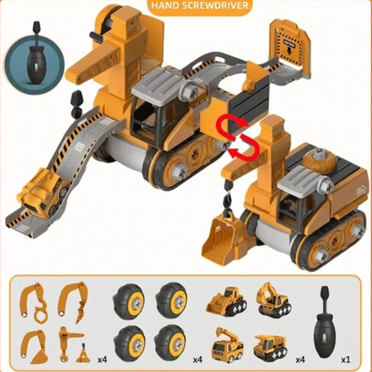 Kids’ Excavator Building Set - Fun and Educational Assembly Toy