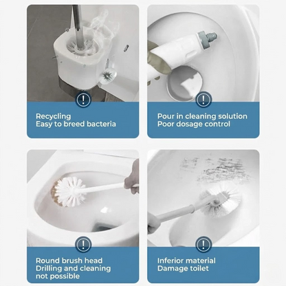 Hygienic Disposable Toilet Cleaning System with Fresh Scents