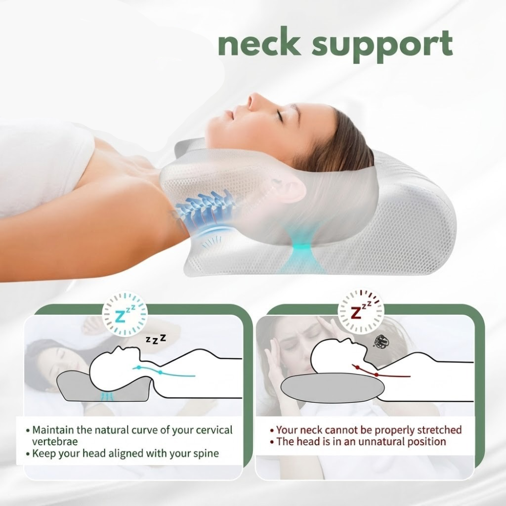 Custom-Fit Support Pillow for All Sleep Styles