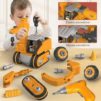 Kids’ Excavator Building Set - Fun and Educational Assembly Toy