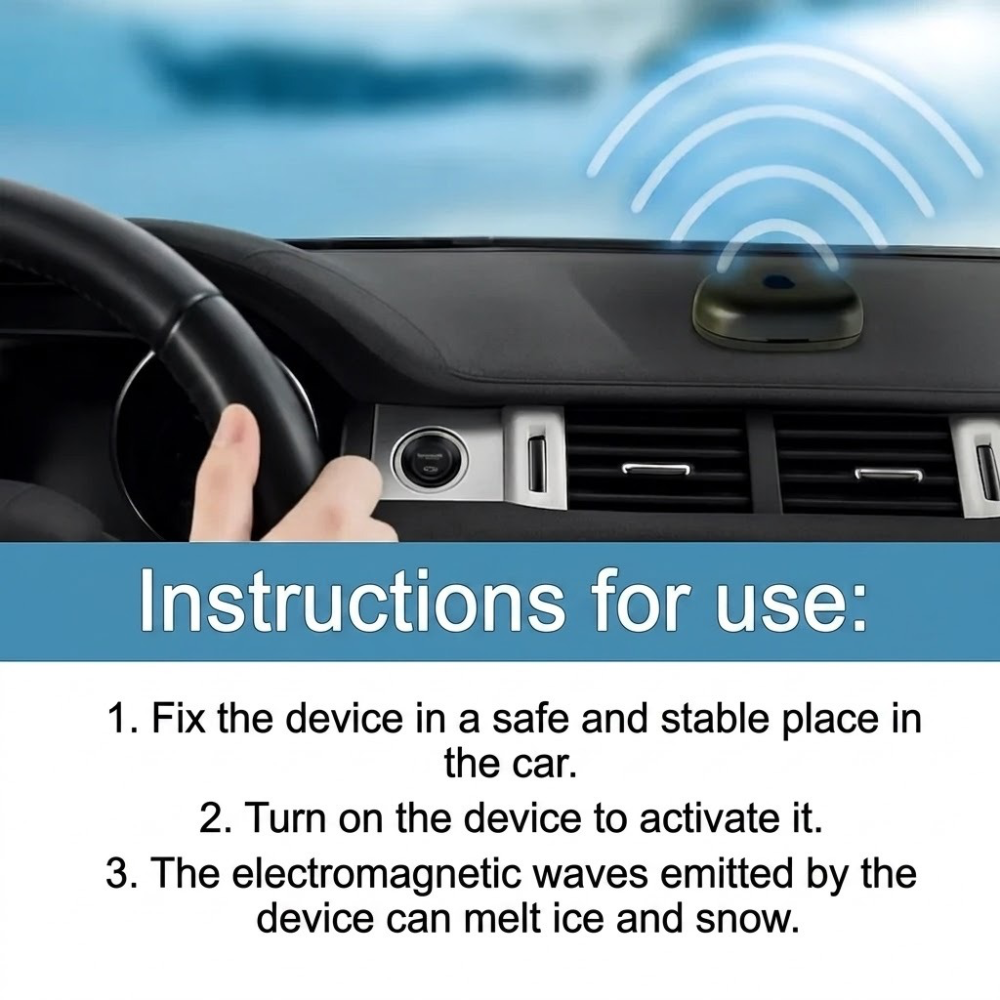 Rapid Frost Removal Spray for Effortless Windshield Clarity