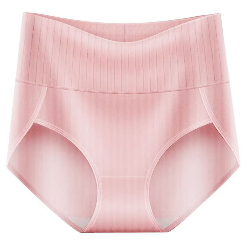 High-Waisted Comfort Shaping Panties – Set of 6 for Women