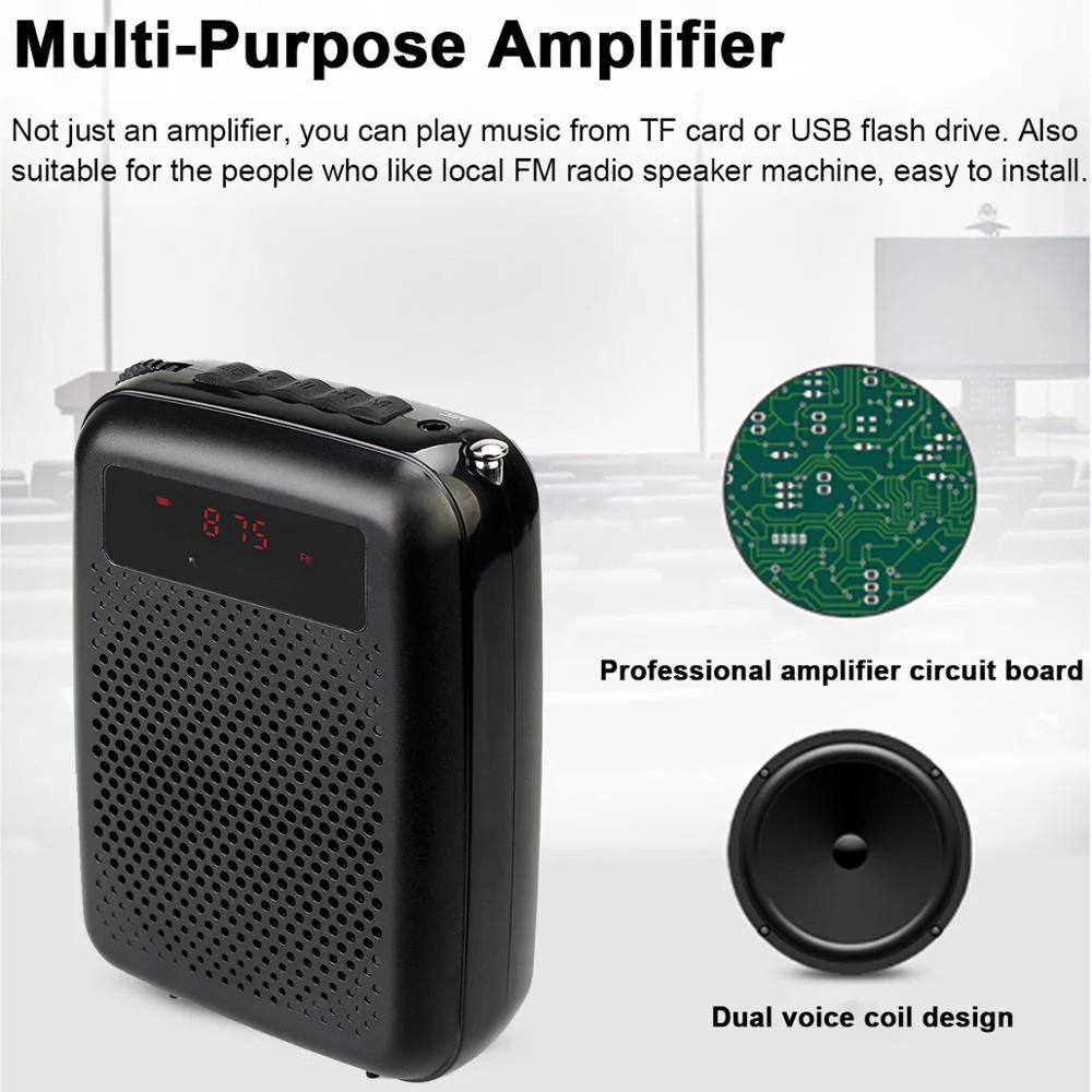 Compact Voice Amplifier for Effortless Communication
