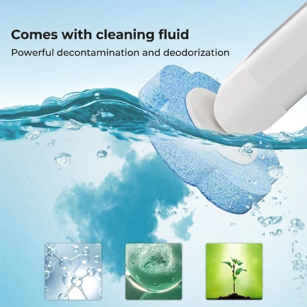 Hygienic Disposable Toilet Cleaning System with Fresh Scents