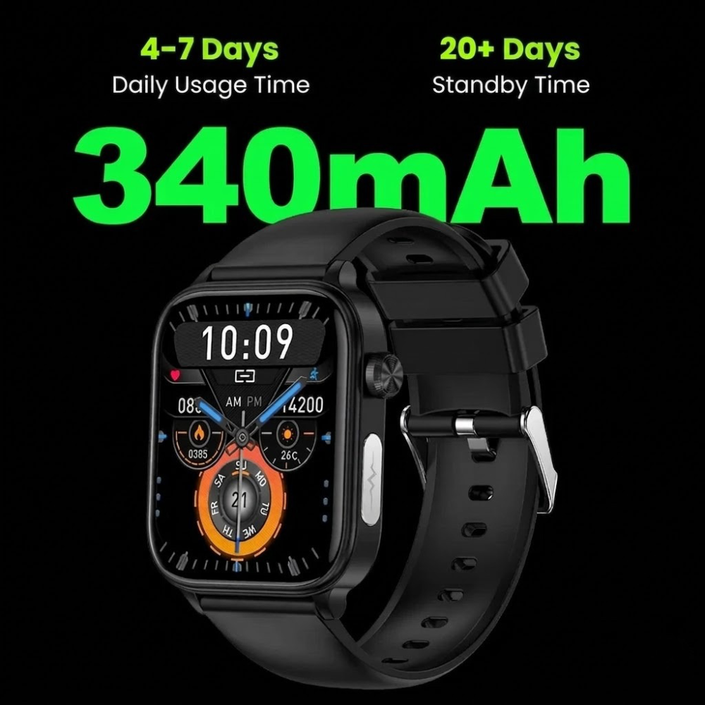 All-in-One Smart Health Watch with SOS Alert & Activity Tracking