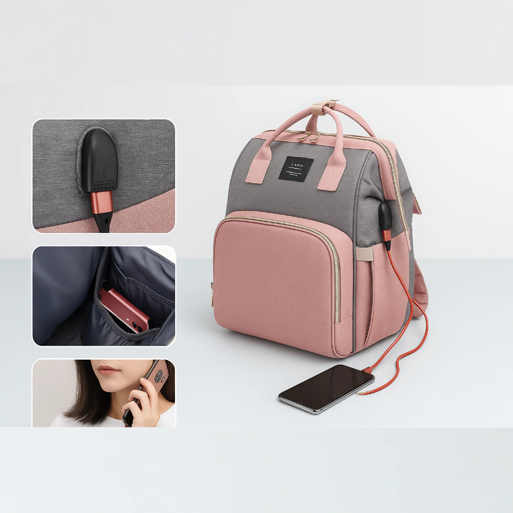 Ultimate Baby Backpack with Portable Crib Feature