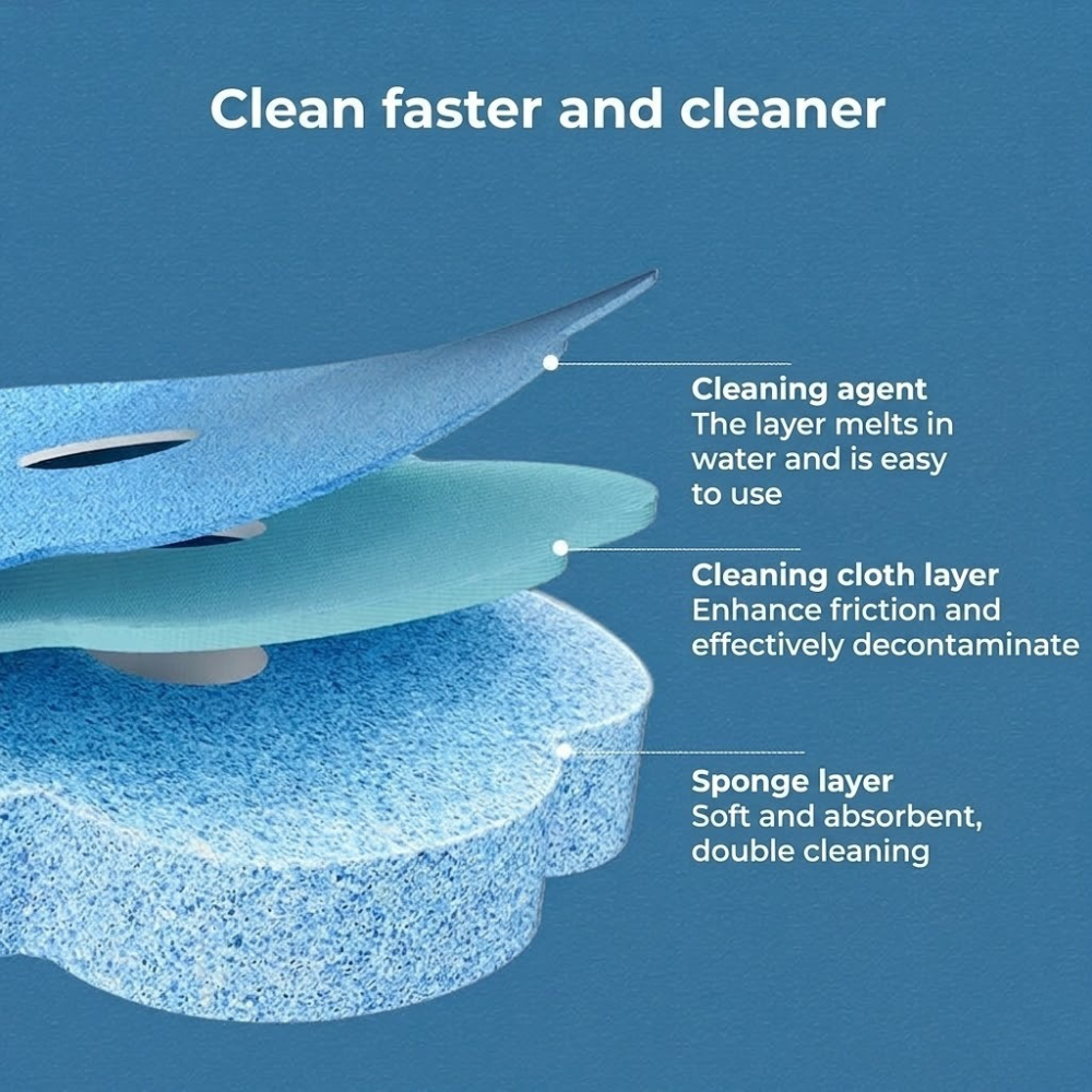 Hygienic Disposable Toilet Cleaning System with Fresh Scents
