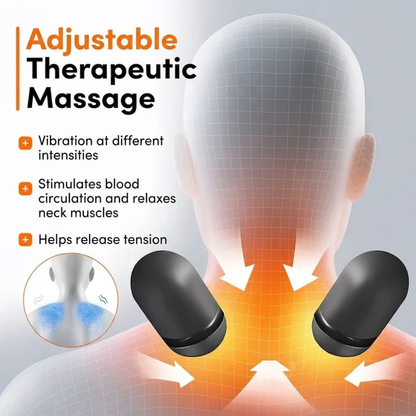 Therapeutic Neck Relief Pillow with Heat and Vibration