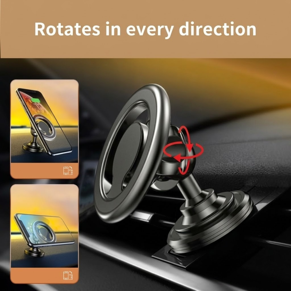 Sturdy Magnetic Phone Holder for Your Car